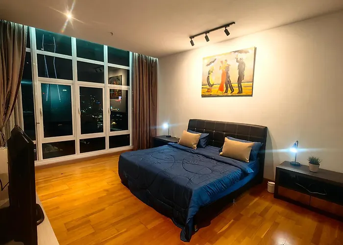 Kl Sentral Dua Sentral King Bedroom Suite With Merdeka 118 And Klcc View #Freeparking